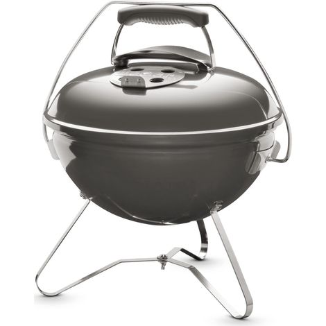 Weber Smokey Joe Premium Barbecue a Carbone, Maniglia per il trasporto, Ø 37 cm, Smoke Grey (1126704) (1/5)