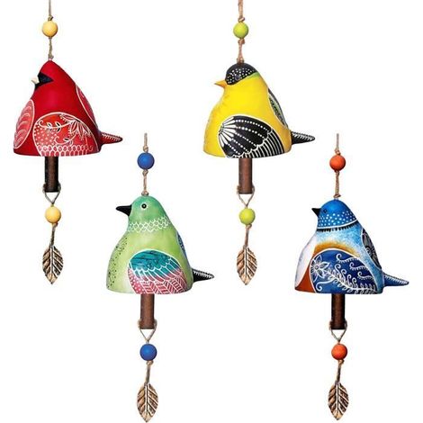 Keramische Windspiele - Chinesisches Design - Glücksverheißender Schmuck - Vielseitig