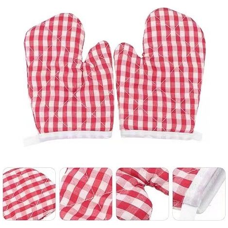 1 Paire Gants de Four Micro-Ondes pour Enfant, Maniques pour Four Barbecue Cuisson Manipulation (1/5)