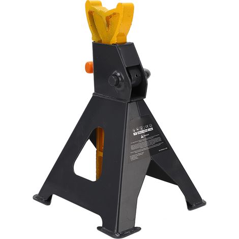 Lot de 3 chandelles de cric réglables à crémaillère en acier haute résistance pour SUV, camping-cars, remorques et camions (1/5)