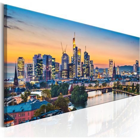 Quadro - Evening in Frankfurt - 150x50 (1/4)