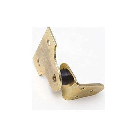 Lot de 3 charnières de table pivotantes en acier plaqué EB - Rotation fluide