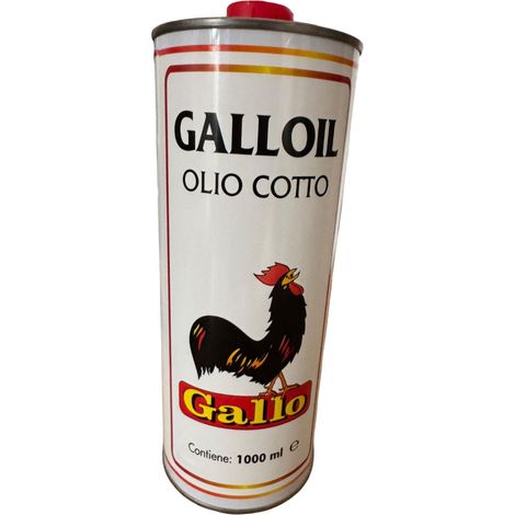 Olio Cotto Gallo 1 Lt Gallo Oil Galloil Olio Di Lino Cotto Lt 1