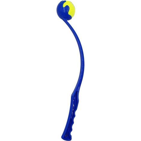 Lanceur de balles de Tennis pour Chien, Jouets pour Chiens interactifs avec Lanceur de balles pour Chien avec poignée Ergonomique, Lanceur de Balle portatif pour Jeu de récupération de (1/5)