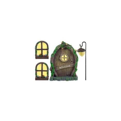 Miniaturtor für den Feengarten (Rankgitter), Zugang zum Baumhaus - Crezuo