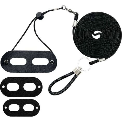 Harnais - Pour Dragon Barbu - En Cuir Et Nylon - Réglable S M L - Avec Corde Laisse 1,5 M - Pour Reptiles Et Petits Animaux (1/5)