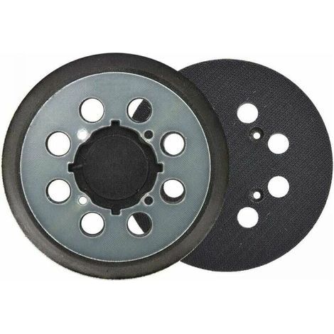 Ersatz-Schleifteller für DeWalt DCW210N Exzenterschleifer DWE6423 - 125 mm Klett-Schleifteller, 8 Löcher, blau (1 Stück)