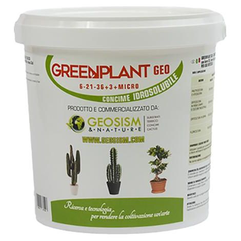 Greenplant, NPK(Mg) 6-21-36+(3) + microelementi (1 kg), concime in polvere idrosolubile per piante e fiori