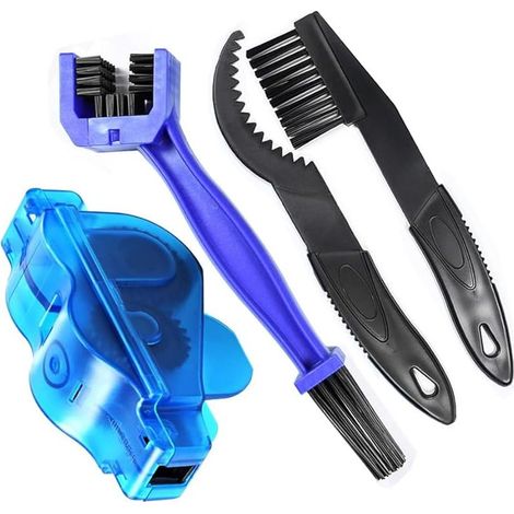 Kit nettoyeur de chaîne de vélo 4pcs nettoyage rapide nettoyeur de chaîne brosse à engrenages entretien kit d'outils de nettoyage Mountain bike Mountain bike (1/5)