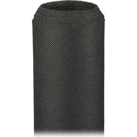 Toile paillage anti-mauvaises herbes jardin 1,5 x 5 m prévention facile en polypropylène noir (1/5)