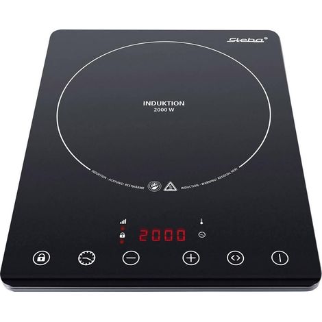 Steba IK 65 Slim Induktionskochplatte Schwarz 23 cm 2000W