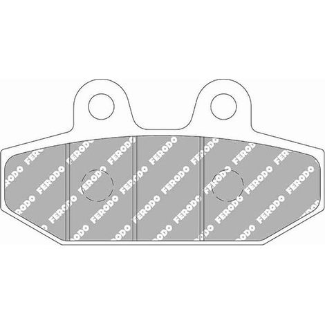 Plaquette de frein FERODO Métal Fritté Sinter Grip Road - R90 (1/2)