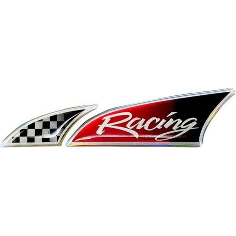 Adesivo 3D Logosport Racing - Confezione: SINGOLO