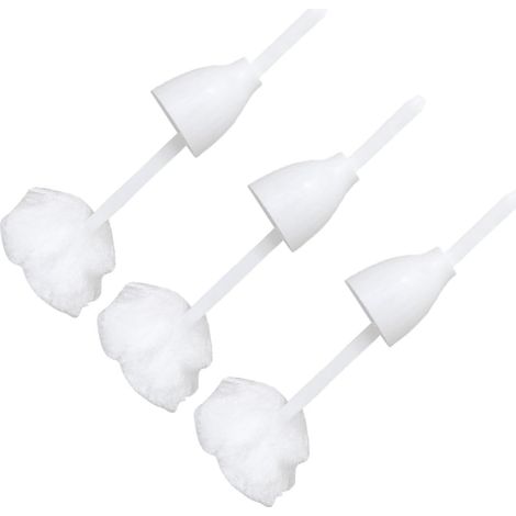 3 brosses WC, blanc, pour rebords WC et toilettes domestiques (1/5)