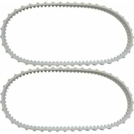 Lot de 2 roulettes de rechange pour chariot de courses en caoutchouc mousse Rouge 15,2 cm de diamètre (1/4)