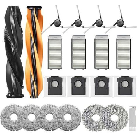 Accessoires Pour Dreame X50 Ultra Complete,L40S Pro Ultra,L50 Pro Ultra,Serpillières X6,Sacs X4,Filtre X4,Brosse Principale[BLE102] (1/5)