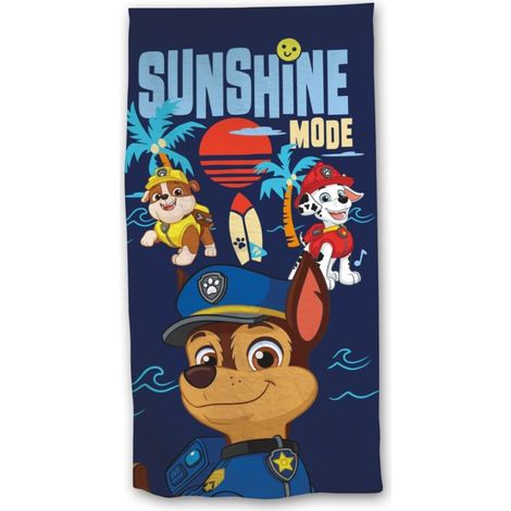 Strandtuch aymax paw patrol 70x140 cm schnelltrocknend (1/4)