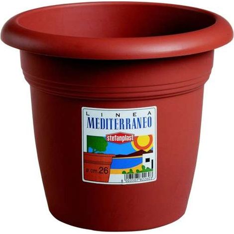 Vaso Med Tondo Coccio 22 H 17,0 Stefanpl
