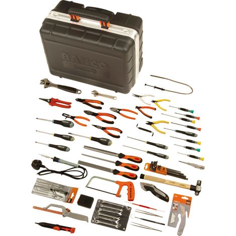 Bahco Elektronik-Werkzeugkoffer, 66-tlg., UK-Verschluss