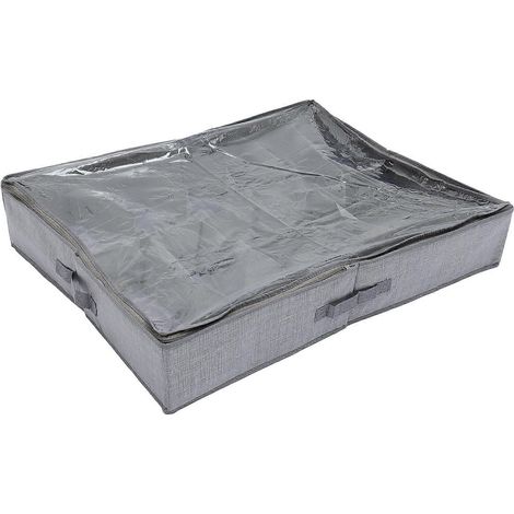 Boîte à chaussures transparente pour lit, rangement pour baskets, panier à chaussures, organisateur de placard (1/5)