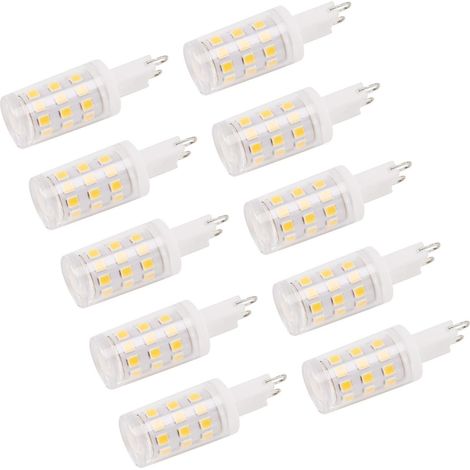 Lot de 10 ampoules G9, ampoules halogènes 3 W, culot G9 à économie d'énergie. (hy) (1/5)