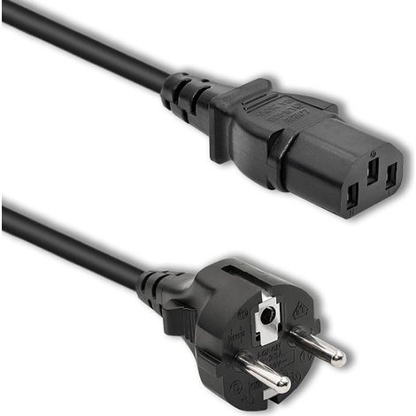 Cable de alimentación Qoltec IEC C13/SCHUKO 3 x 1,00 mm² 2,5 m (1/5)