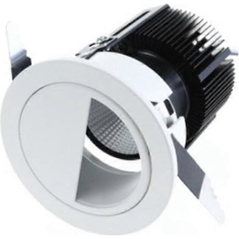 Plafonnier LED encastré 7W anti-éblouissement, spot plat, transmission 6000K (1/5)