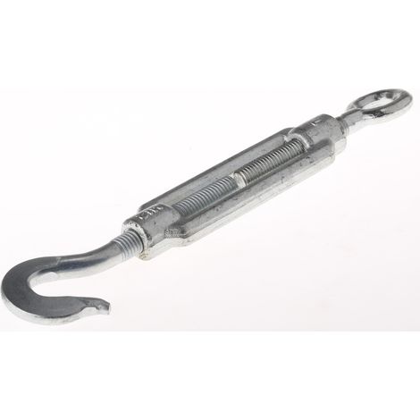 Rs Pro – Ridoir en acier M12 – Crochet et œil électro galvanisés – 16mm diamètre œil – 241mm longueur – 454g pour fixation robuste (1/2)