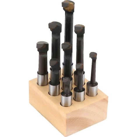 9-teiliges 12-mm-F1-Schaft-Bohrstangenset mit Hartmetallspitzen