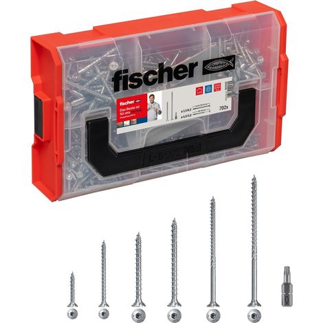 Fischer 562928 FixTainer PowerFast II TX Assortimento di viti truciolari Acciaio galvanizzato zinco 1 KIT (1/5)