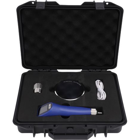 Testeur de dureté ultrasonique avec écran LCD, compteur intégré avec deux têtes de Test, résolution 1HV 0,1hrc (1/5)