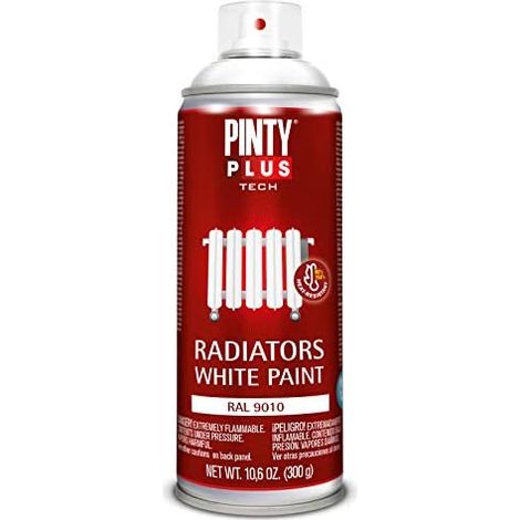 Vernice spray Pintyplus Tech Bianca Radiateus Ral 9010 Spray 520cc (1/2)