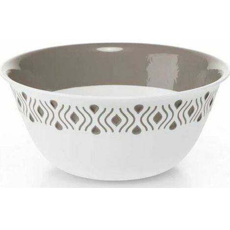 Salatschüssel Tosca 19 cm in weiß/tortora