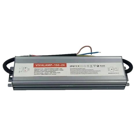 Trasformatore led 150w Alimentatore Led 24v DC Stagno Per Striscia e Lampadine Driver W-150-24V