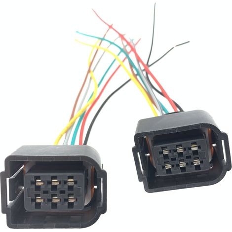 Wasserdichter 6-poliger Kfz-Kabelbaumstecker für Volkswagen Audi 3B0959384/964286-2 DJ7068A-3.5-21