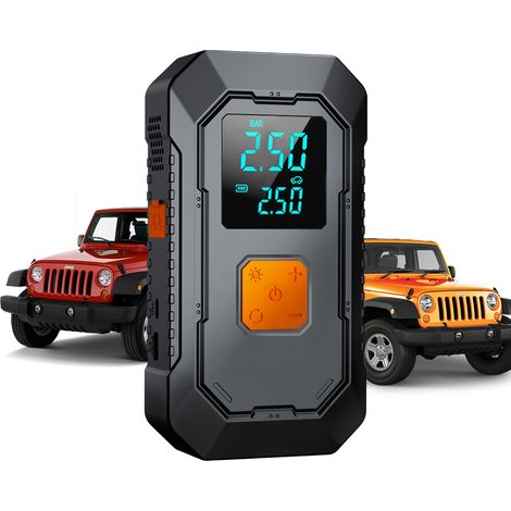 Booster de Batterie Voiture 4 en 1 Puissant - 15,000mAh - Essence 7.5L -Diesel 6L -Température de décharge -20 ℃ à 70 ℃