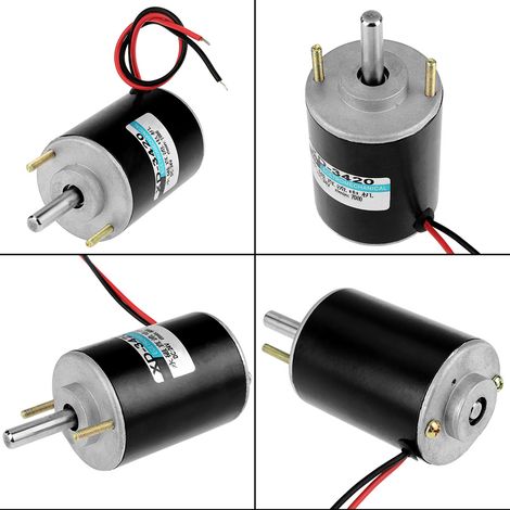 XD-3420 30W Permanentmagnet-Gleichstrommotor, hohe Drehzahl, CW/CCW (24V 7000RPM) (1/5)