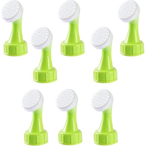 Lot de 8 embouts arrosage plastique compatibles bouteilles et arroseurs à picots (1/4)