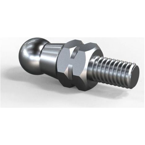 Foot Pegs for Motorcycle, Pedal Floor Nail Screw Motorcycle Universal 6 mm Pedal Limit Bolt High Hardness Stainless Steel Pedal Screw Motorcycle Footrest Accessories, Silver, 20 mm