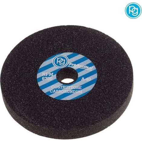 MOLA ABRASIVA AL CORINDONE ø mm. 75x10 foro 10 grana 60 PG 400.00 FR 17312 (1/2)