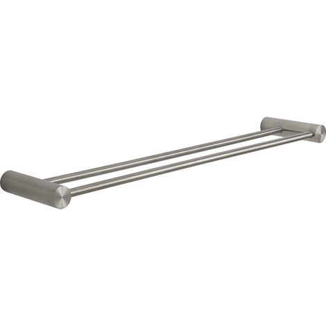 GEDY AN226038100 ANDE Toallero doble fijo cepillado - ref: AN226038100 (1/2)