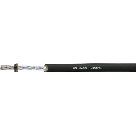 HELU 38506 Fil NSGAFÖU 1 x 16 mm² noir Marchandise vendue au mètre S510411