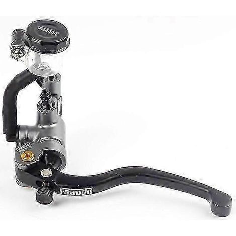 17,5 rcs Pompe de frein et d'embrayage Maître-cylindre Levier de guidon de moto Embrayage hydraulique Moteur de course pour 22 mm Honda Yamaha Suzuki (Titane gauche) (1/5)