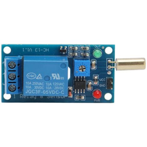 90° Tilt Sensor with Relay, 5V Alarm Security Module SW‑520 (1/5)