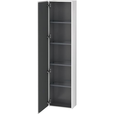 L-CUBE mobile 400x243x1760mm apertura sinistra noce scuro