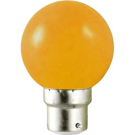 Ampoule LED B22 Couleur Bulb 1W Orange Miidex Lighting® (1/8)