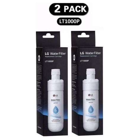 Lot de 2 filtres (LT1000P) Réfrigérateur, filtre à eau du réfrigérateur (1/3)