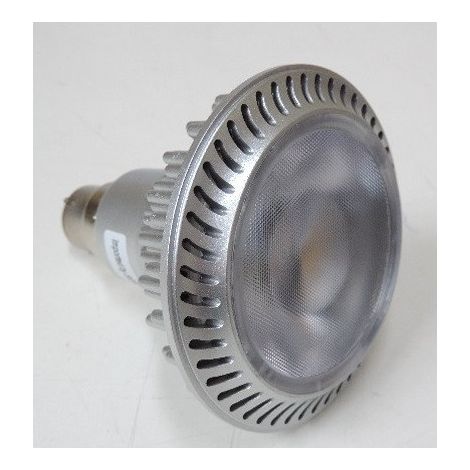 Ampoule LED 12W format PAR30 blanc naturel 4000K 1050lm culot B22 (baïonnette) 230V 45°