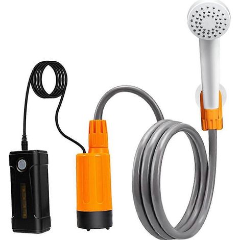 Pompe de douche portable extérieure rechargeable et manuelle --- (1/5)