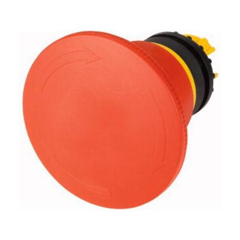 Bouton d'arrêt d'urgence D 45mm déverrouillage par rotation indicateur de position EATON M22-PVT60P (1/2)